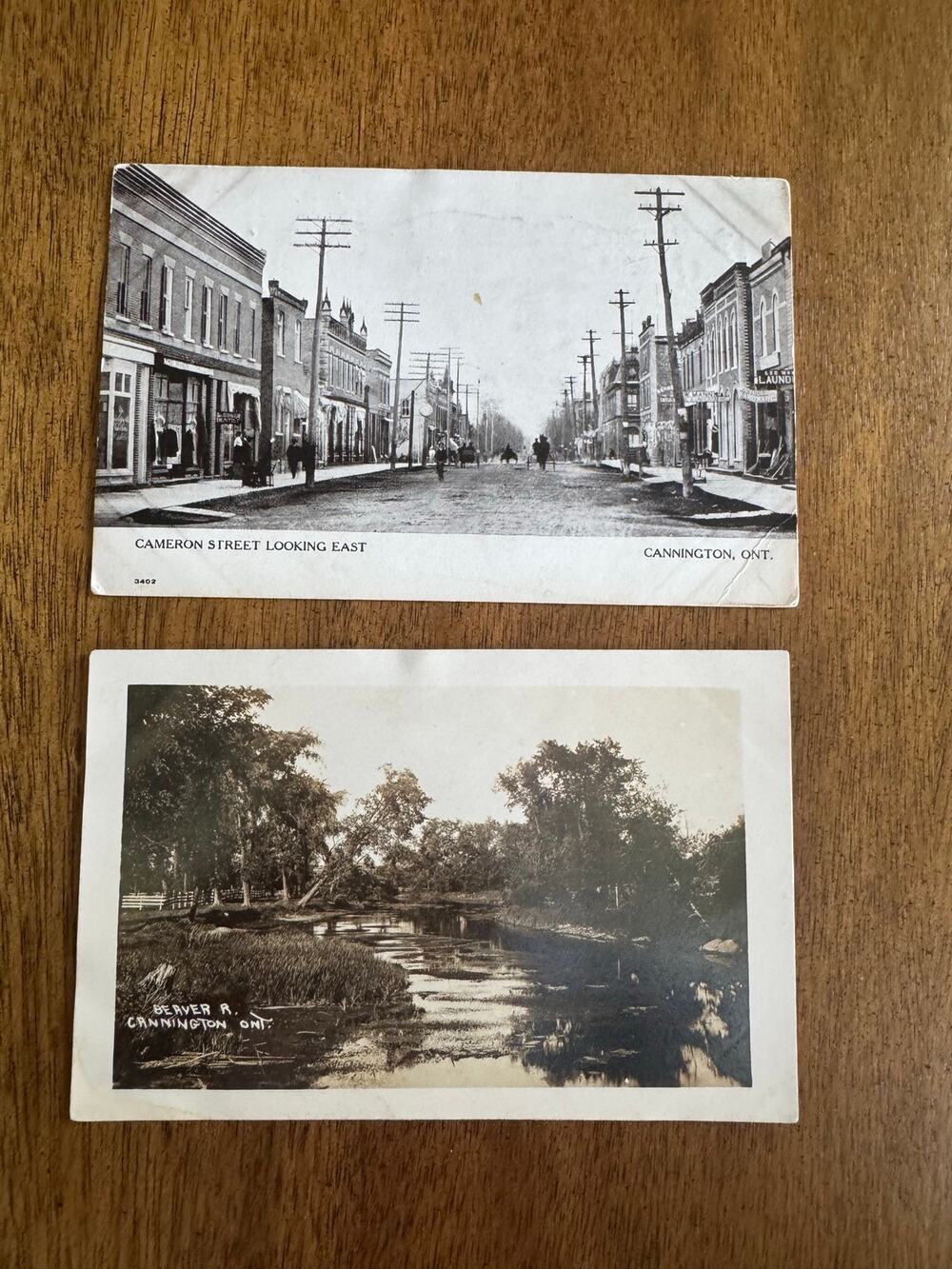 Vintage Edwardian Cannington Ontario Postcard Lot Warwick Bros Cameron St
